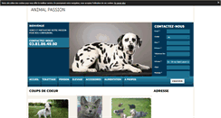 Desktop Screenshot of animal-passion.fr